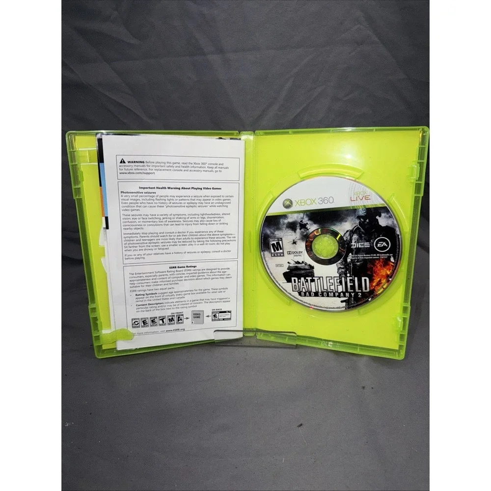 Battlefield: Bad Company 2 (Microsoft Xbox 360, 2010)